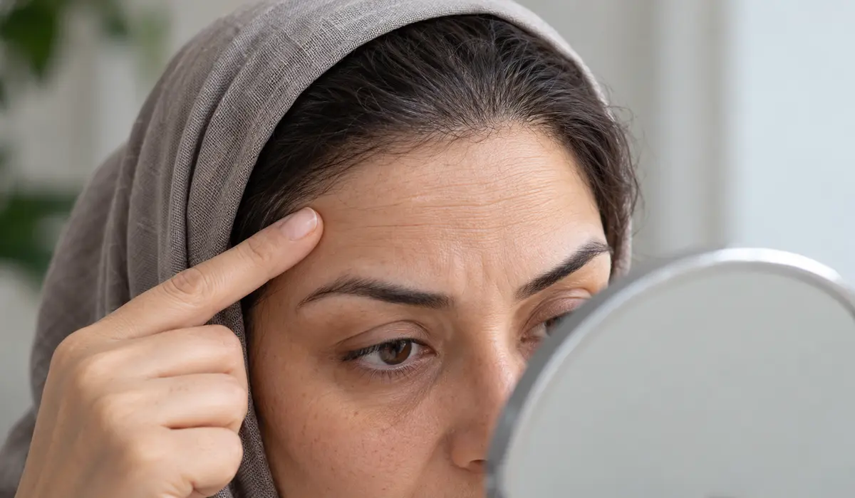 از بین نرفتن خط اخم با بوتاکس