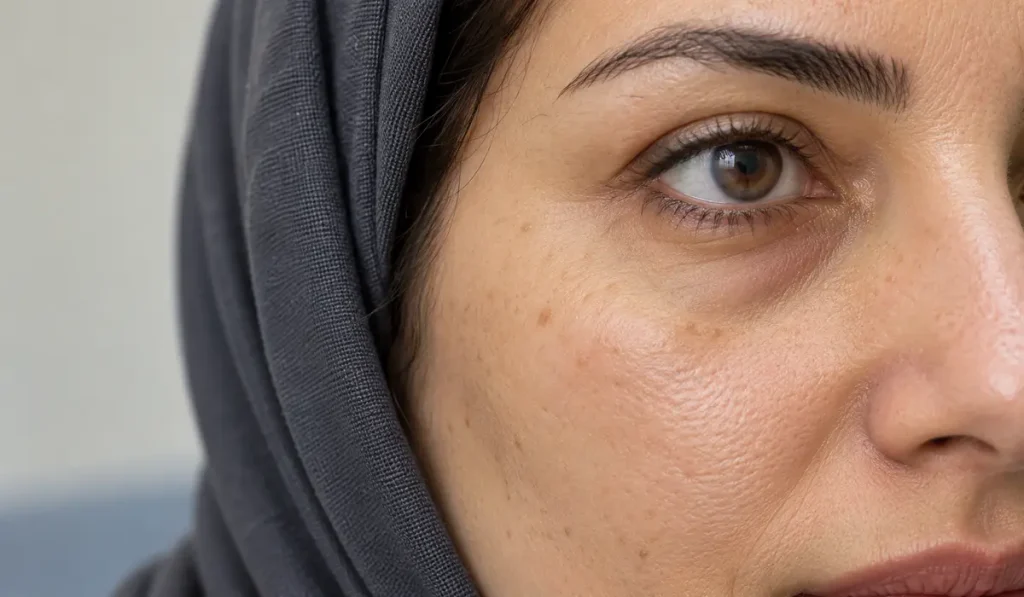 تفاوت گودی و تیرگی زیر چشم